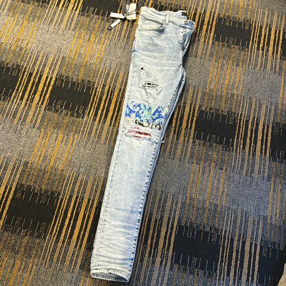 AMIRI Pajama Art Patch Jean